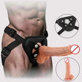 Men's Strap on Realistic Dildo in Pakistan - Brown Color 7 inch - High Quality 350g