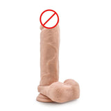 Realistic Dildo Suction Brown in Pakistan - 8inch High Quality - Slightly Curve Shape - 400G