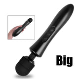 Big Size Magic Wand Vibrator Massager G Spot Stimulator Silicone Large Vibrators for Women Dildo Adult Sex Toys for Woman
