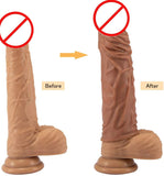 Silicone Penis Sleeve Extender in Pakistan Enlargement Thick Realistic Erotic Penis Cover Sex Toy for Men Flesh