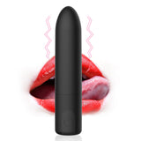 Powerful Bullet Vibrator with 10 Modes Mini Pocket Vagina Stimulator Waterproof Super-Strong Adult Sex Toys for Women