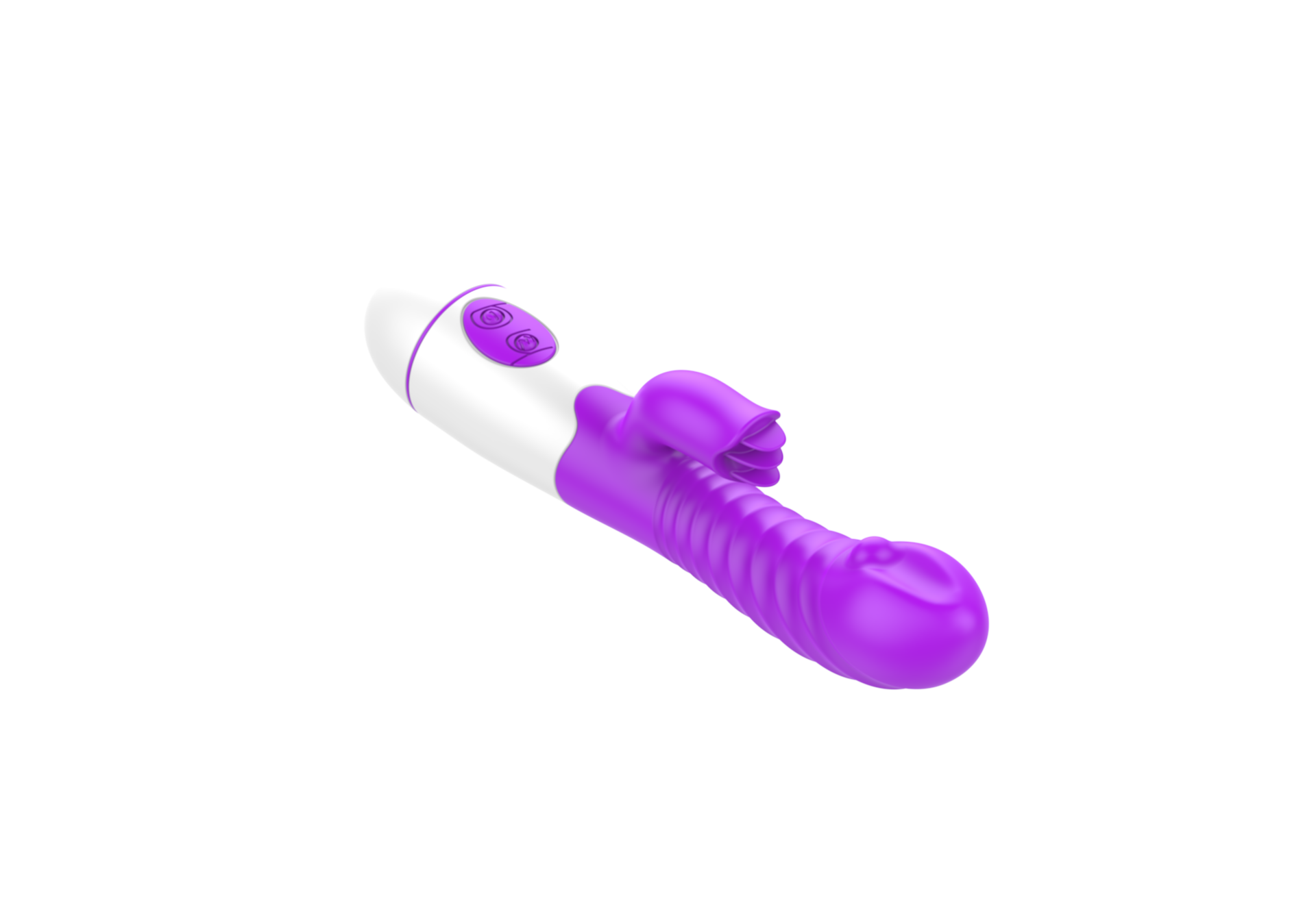 30 Speeds Dual Vibration G Spot Clitoral Stimulator Sex Vibrator