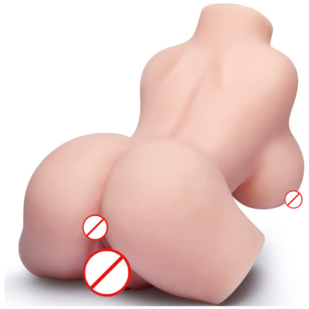 4kg Half Body Sex Doll For Men in Pakistan 2 Entrances Breast With Pussy & Anal Solid Silicone Doll