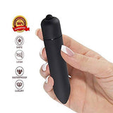 Powerful Bullet Vibrator with 10 Modes Mini Pocket Vagina Stimulator Waterproof Super-Strong Adult Sex Toys for Women